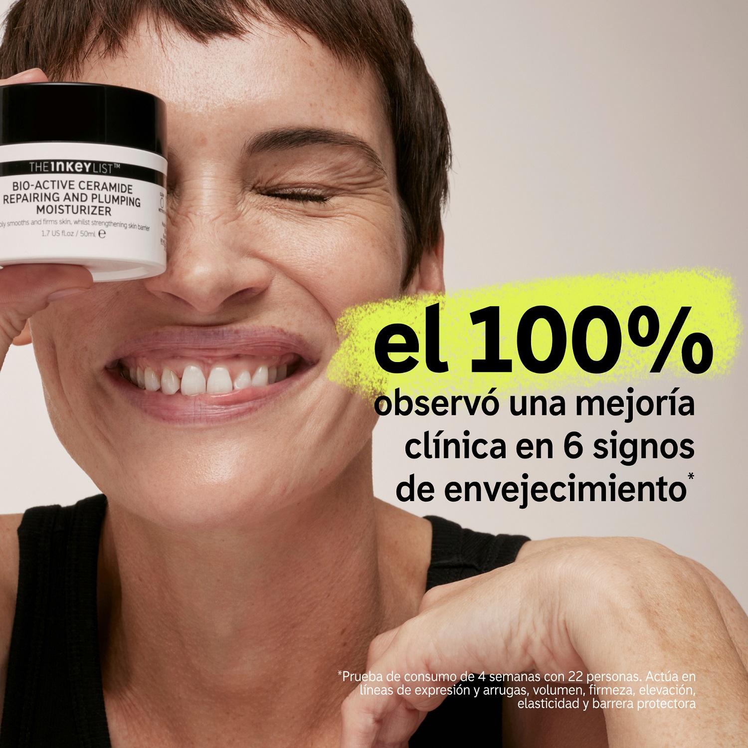 BIO-ACTIVE CERAMIDE REPAIRING AND PLUMPING MOISTURIZER (CREMA HIDRATATNTE PARA SIGNOS VISIBLES DE LA EDAD)